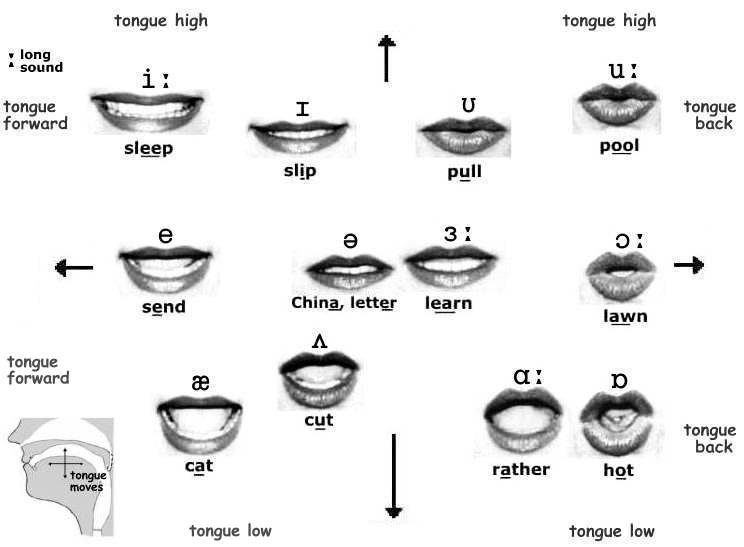 British Accent Received Pronunciation 1 (modern) Simple Vowels The